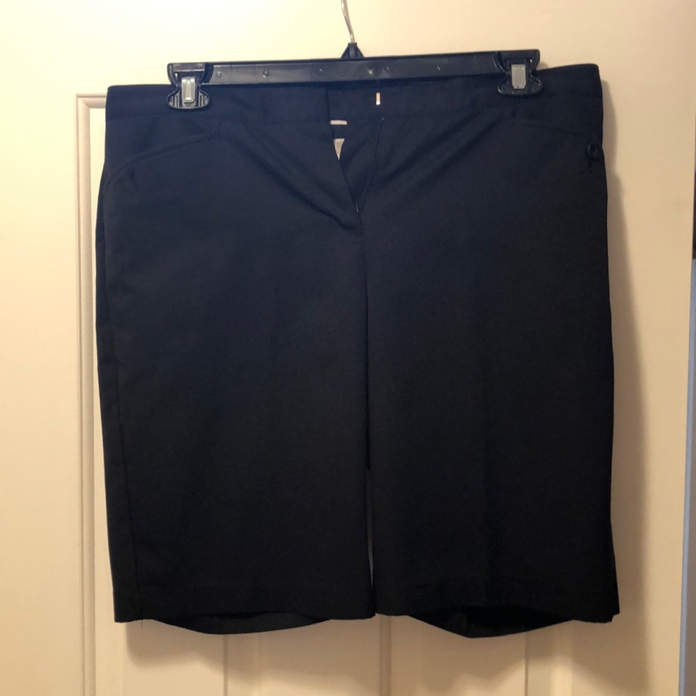 Izod black womens shorts